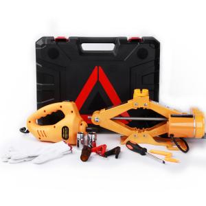 China Cigarette Lighter 2 Ton Scissor Jack , Electric Car Scissor Lift 3.5M cable wholesale