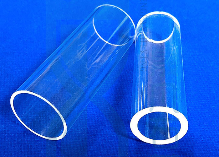 Ultraviolet Transparent 2.2g/Cm3 Quartz Glass Tube For UV Sterilizer Lamps Ozone Free Quartz Test Tube