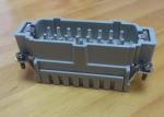 24 Pins Rectangle Male Connector Injection Molding Services , Electronic