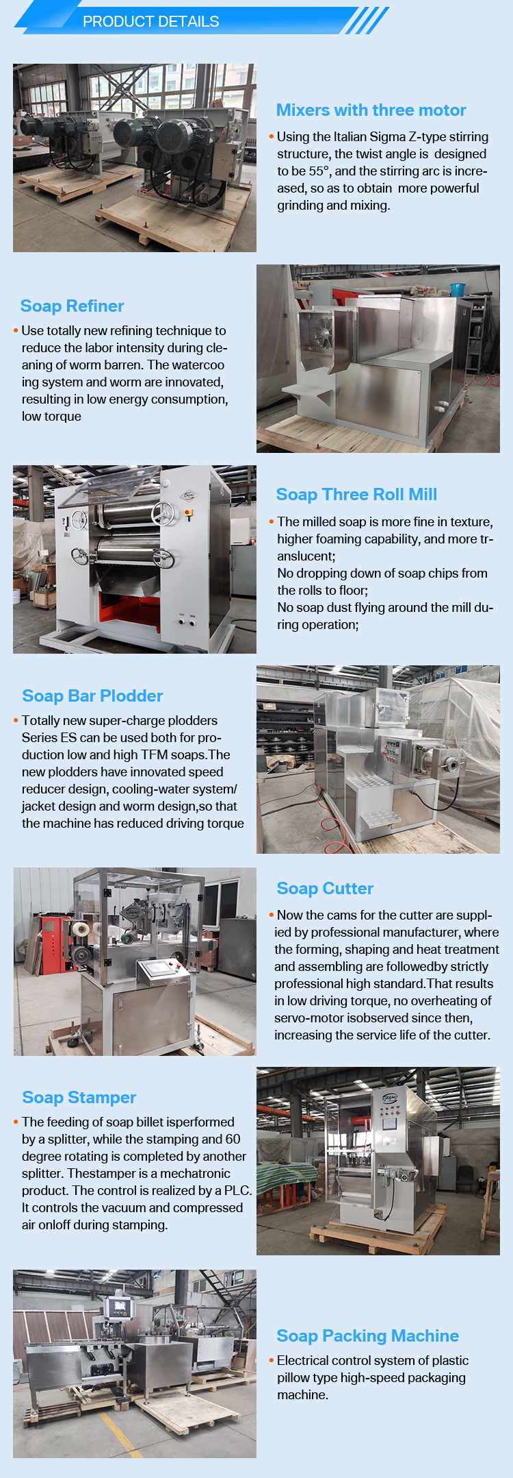 3000kg/h Capacity Automatic Soap Making Machine for Chemical Processing Needs