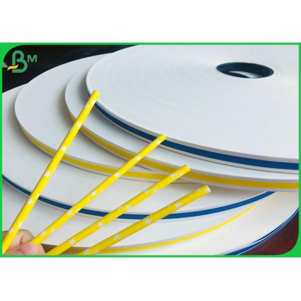 Water Resistant Custom Color Printed Straw Paper With Roll Width 15mm To 600mm