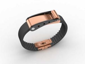 China Top Quality Europe Fashion Stainless Steel Genuine Leather Silicone Bangle Bracelet ADB162 wholesale