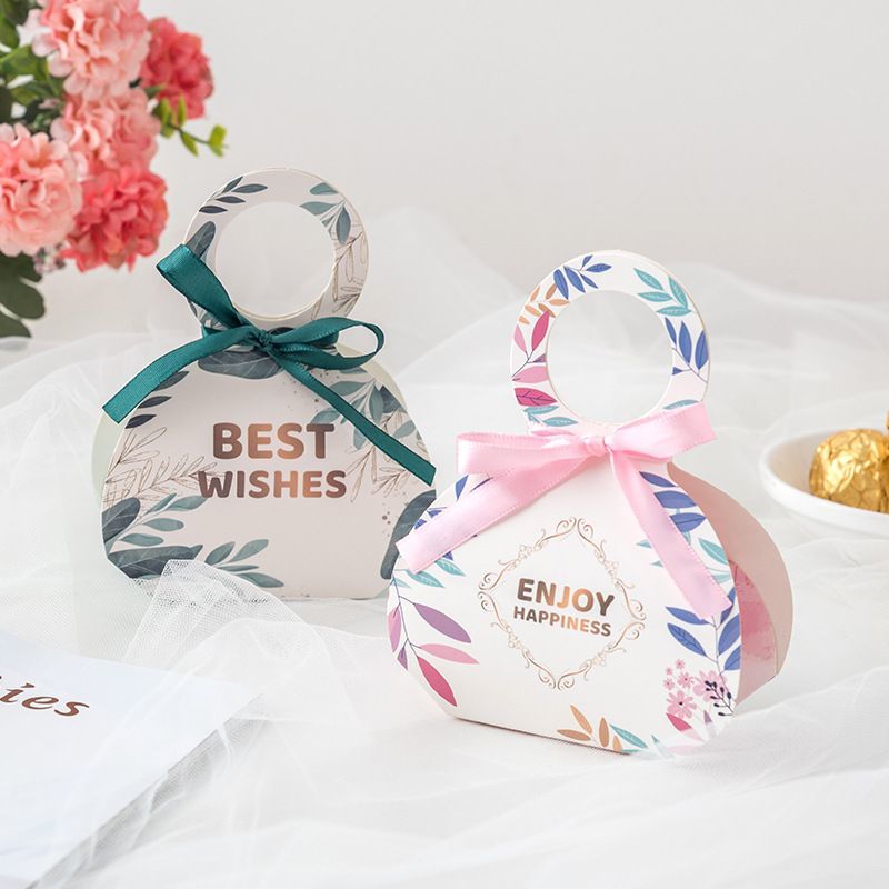 High Quality Custom Logo Bright Color Bloom Printed Packaging Gift Paper Candy Box