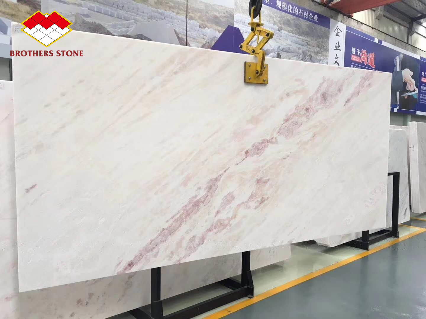 Backlit Pink Vein White Marble Tile Natural Rose Rainbow Onyx
