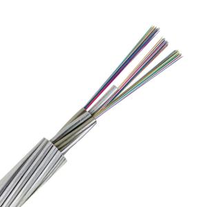 China OPGW Overhead Power Ground Wire , Outdoor Bulk Central Tube Fiber Cable wholesale