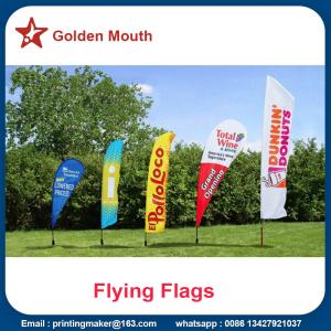 China Windchaser Feather Flags Banner With Fiberglass Pole wholesale