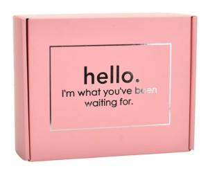 China 120g Offset SGS EPS Colored Packaging Boxes CDR Custom Logo Printed Pink wholesale