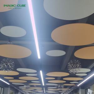 PET Felt Easy To Attach Ceiling Acoustic Panel Impact Resistant Customizable