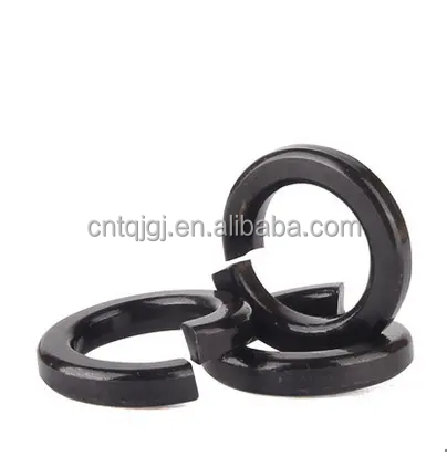 ANSI/ASME Standard Black Finish Stainless Steel Spring Washer with Square Ends DIN127 M3-M30