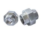 Pipe Ss304 Threaded Union Fitting Female Connector Stainless Steel Hexagon 1