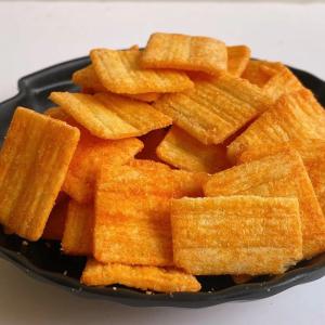 China Exotic Snacks Crispy Ketchup Flavor Guoba Tomato Rice Crust Crispy Rice Cracker wholesale