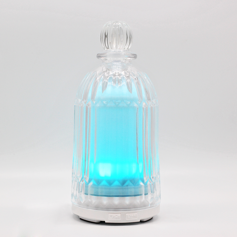HOMEFISH OEM Dropshipping Multicolored 120ml Glass Humidifier Essential Oil Diffuseur Scent Diffuser Machine