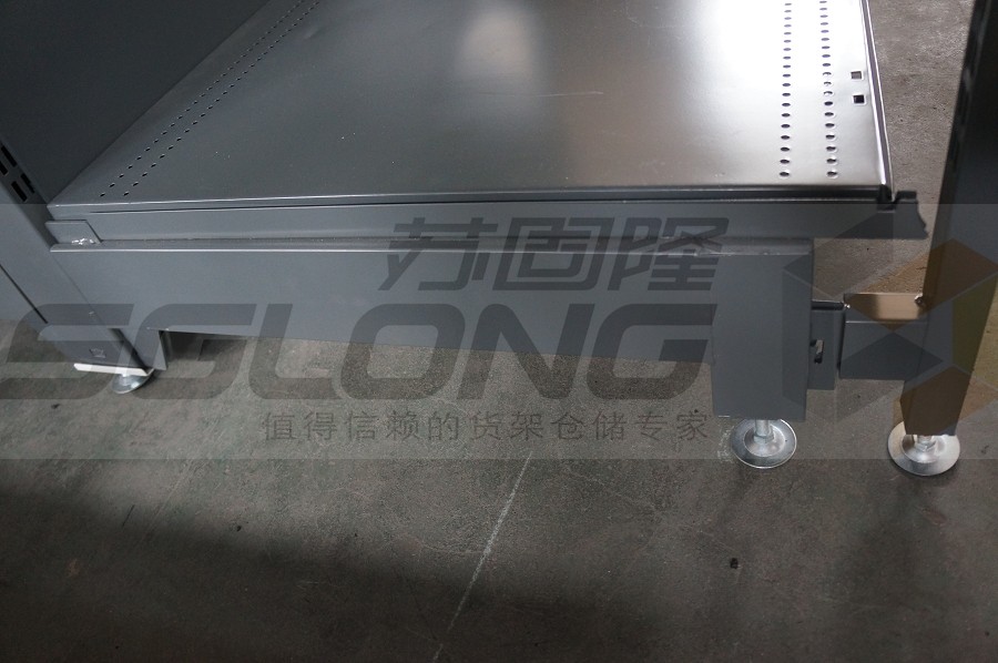 Single Side Pegboard Retail Gondola Shelving System ISO9001 Certification