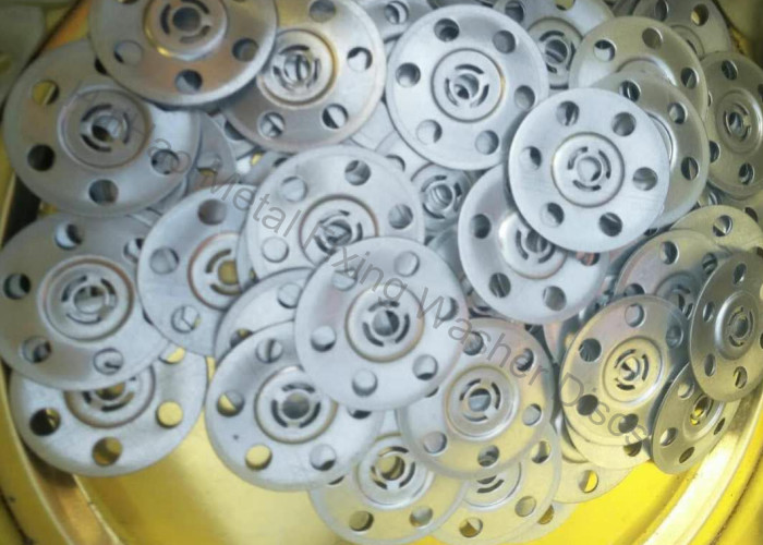 Durable Insulation Galvanised Metal Fixing Disks For Wall & Floor Board