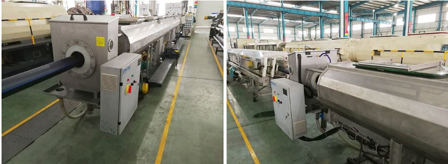 In Line Ultrasonic Thickness Measuring System Device For Plastic Pipe