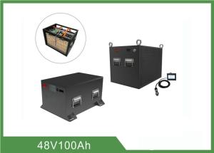 China 48V 100AH / 200AH Marine Rv Deep Cycle Battery Iron Case Material wholesale