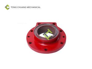 China Resistant Surfacing Sany Concrete Pump Parts Discharge Hole 2mm Thickness wholesale