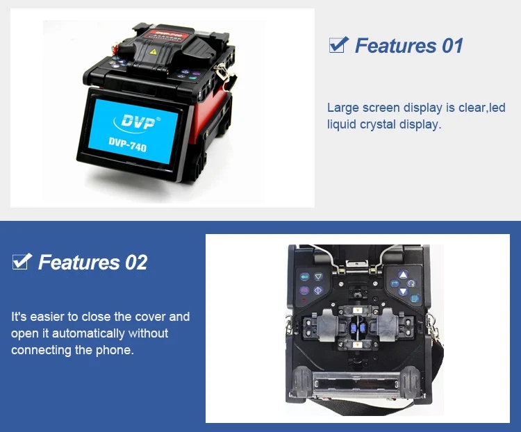 Compact Handheld Fiber Optic Splicer for FTTX RJ45 SM/MM/DS/NZDS Arc Splicing Welding