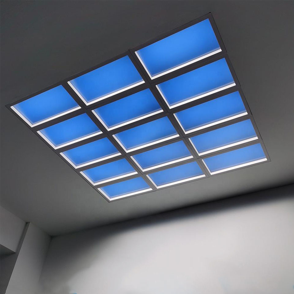 Multiscene 220V Fake Skylight Light , No Flicker Artificial Sky Light
