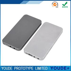 China Rapid Prototype Casting Aluminium With Electronic Product Shell Silver wholesale