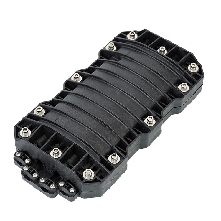 4 In 4 Out Inline 48 Cores Closure Fiber Optic Ip68 Underground