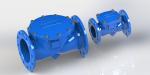 Water Swing Flex Check Valve For Pressure Rating PN10 With Flange Connection