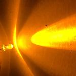 5mm 45deg 590nm Amber Color LED 13000mcd High Intensity For Battery Powered LED