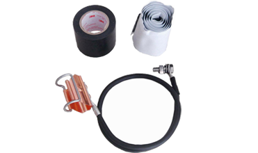 Cell Site Copper Coaxial Cable Grounding Kit For 1 / 2 ″ 7 / 8 ″ Coaxial Cable