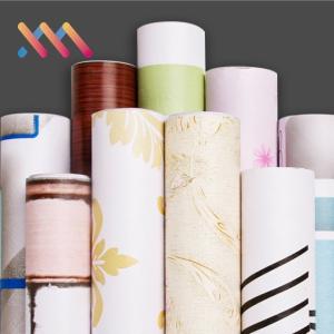 China OEM Vinyl Stick On Wallpaper 45cm Sticky Back Plastic Wallpaper home improvement wholesale