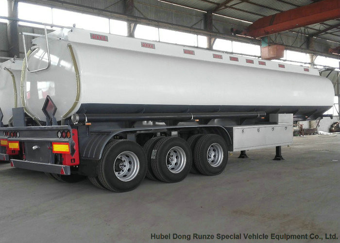 50 -55Cbm 3 Axle Stainless Steel Tanker Semi Trailer  oil, diesel, gasoline, kerosene 50KL - 55K Liter