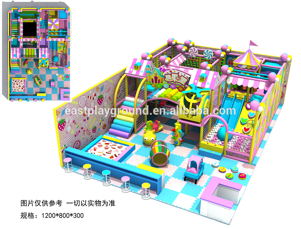 Hot play indoor kids park with classic design