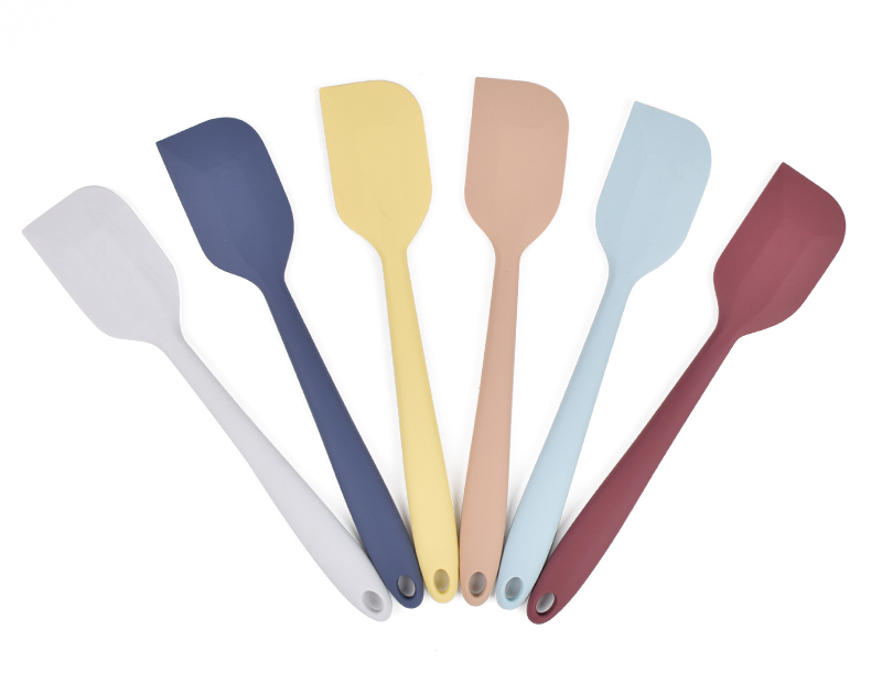 10.2in Silicone Scraper Spatula Rubber Scraper For Baking With Stainless Steel Core
