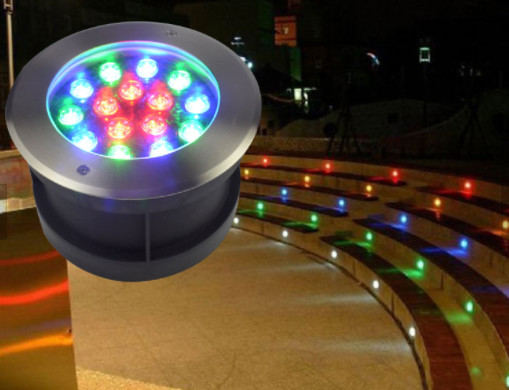 Round IP68 9W LED Underground Lights