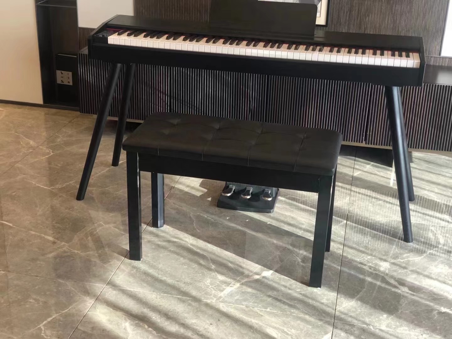 Portable piano 88 key electronic piano keyboard professional MIDI keyboard with Bluetooth