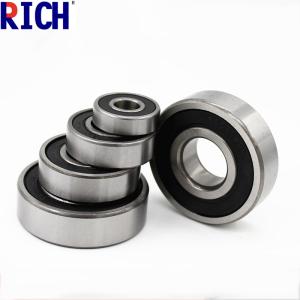 China Brass Cage Dust Cover Ball Bearing 6200 , Low Noise Diesel Engine Bearings wholesale