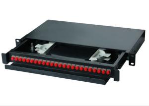 China 1U Sliding Splicing Pm Fiber Coupler , 1550nm St Fiber Coupler With Cable Guide wholesale