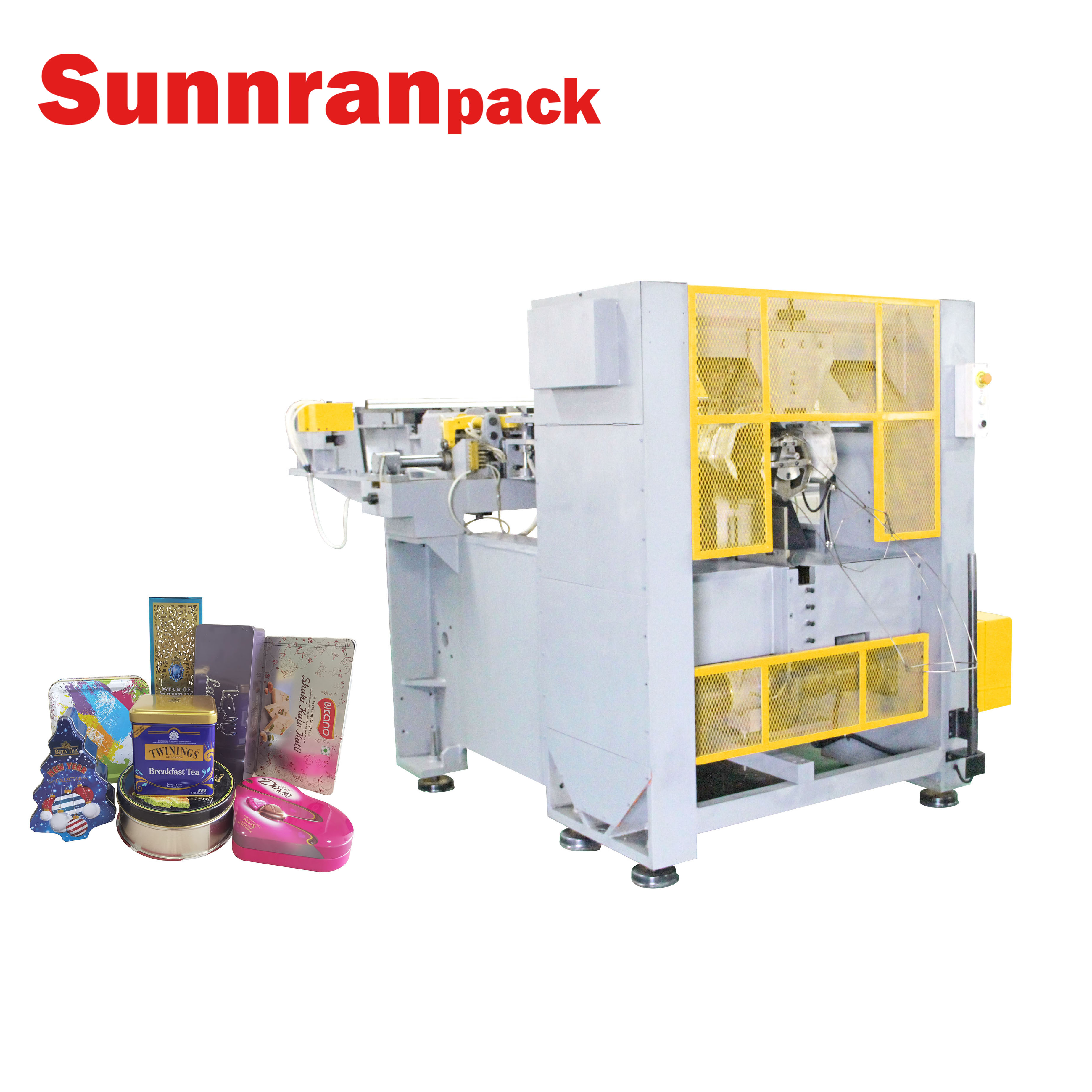 50cpm Automatic Tin Can Making Machine For Cookie Tea Biscuit Can