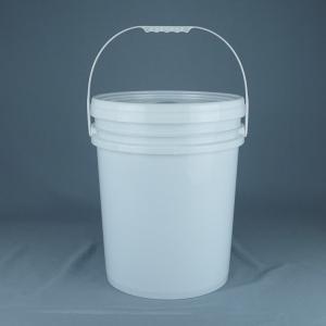 China 18kg Round Plastic Drum Recyclable Lightweight For Latex Paint wholesale
