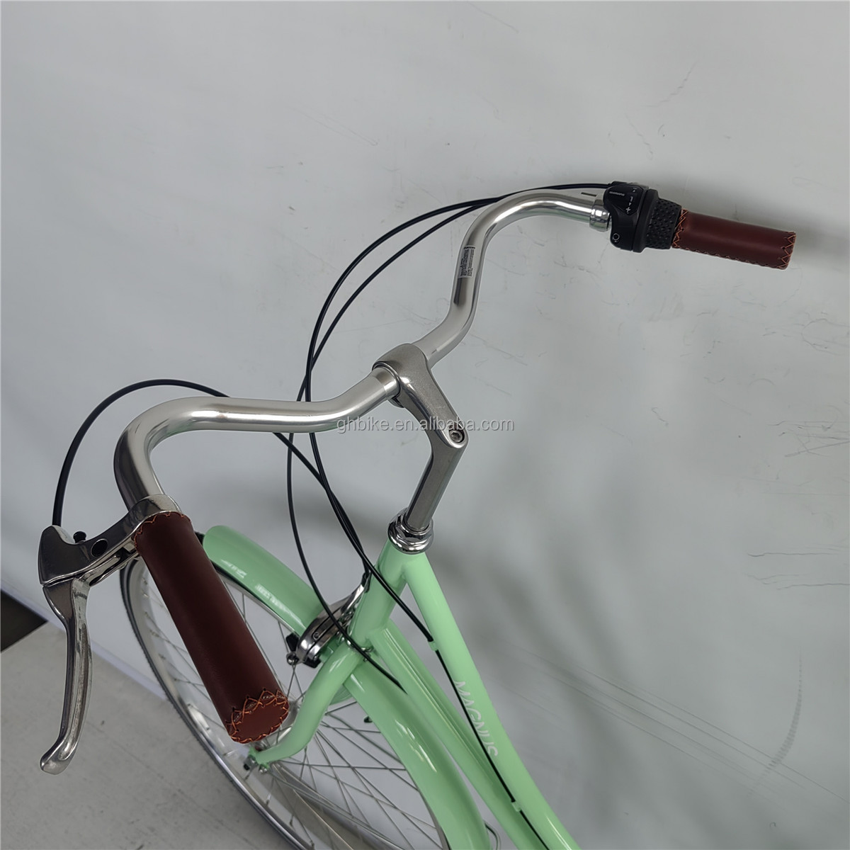 6 Speed Adult Women's Comfort Bike Vintage Lady Fitness City Bicycle with Basket