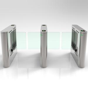 China IP54 Speed Gate Turnstile Anti-Crush Optical Barrier Turnstiles Face Recognition wholesale