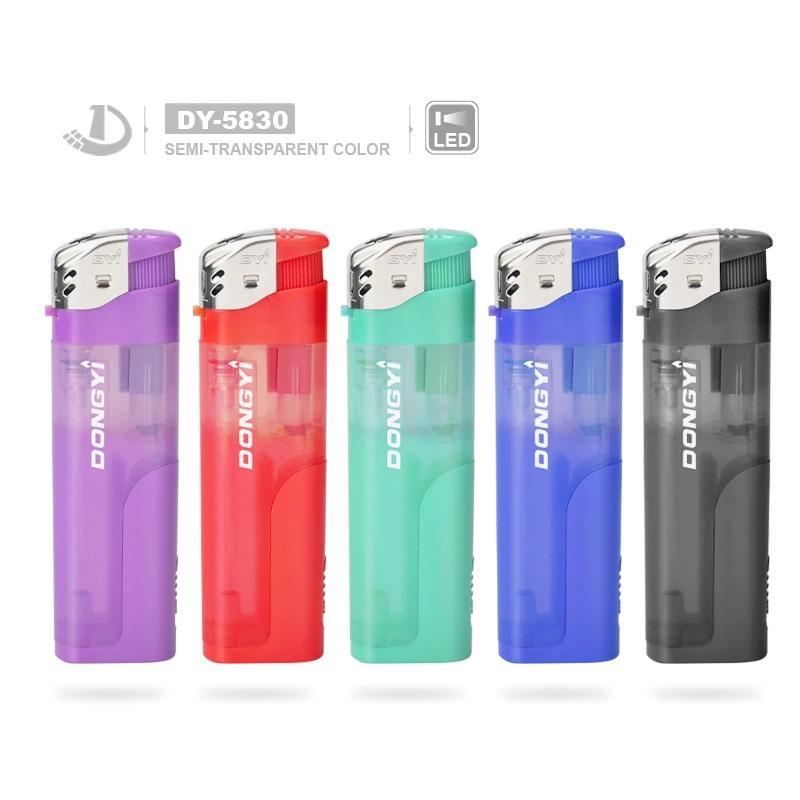 China LED Portable Gas Electric Lighter Hot Sale in Europe Market