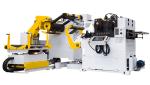Electric Parts Coil Feeding Line Uncoiling / Straightening / Feeding High