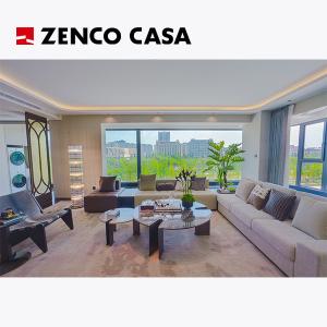 China Modern Apartment Living Room Set Including Multi Seater Sofa And Marble Coffee Table wholesale