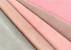 China 380gsm Super soft Bonded Stripe Velvet Fabric wholesale