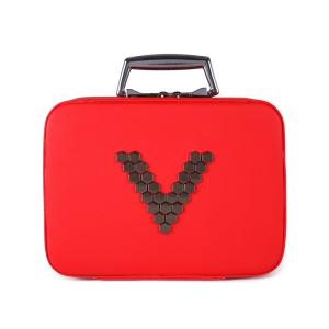 China Mirror Ladies Cosmetics Storage PU Makeup Bag Case wholesale