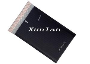 Customized Black Bubble Poly Mailers Recyclable Cushion Packaging Bag