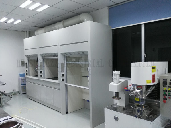 Alkali Resistant Steel Fume Hood 800-1000mm Door Open Height For Laboratory Experiments