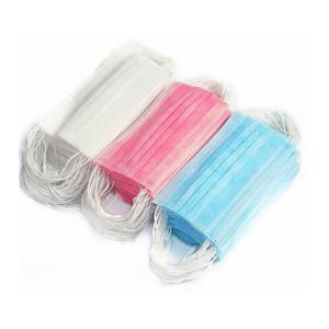 China Anti Dust Anti Smog Face Mask Surgical Disposable 50pcs Red White wholesale