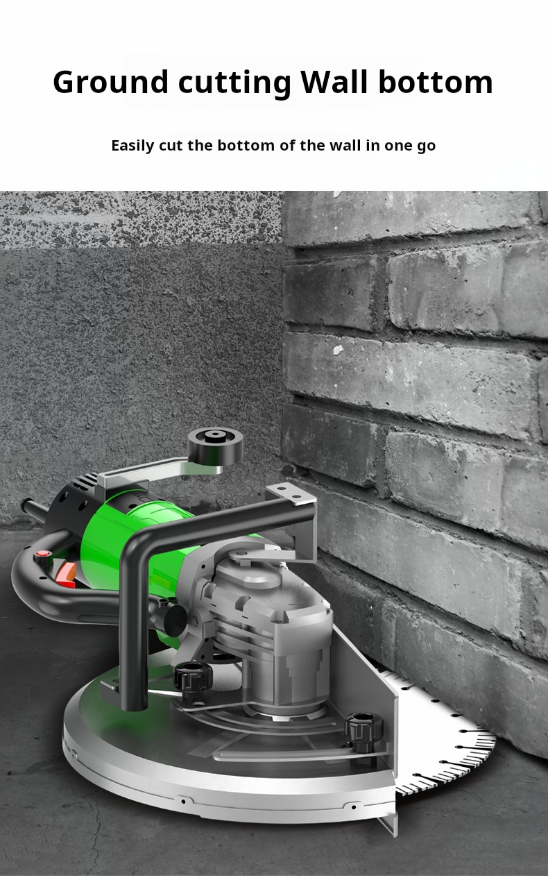 135mm Cutting Depth Stone Floor Cutting Machine Plug-in Power Supply