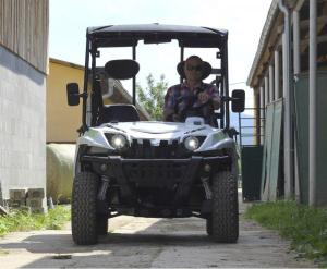 China EPA 9.7kw 60v Gas Utility Vehicles With 1805mm Wheelbase wholesale